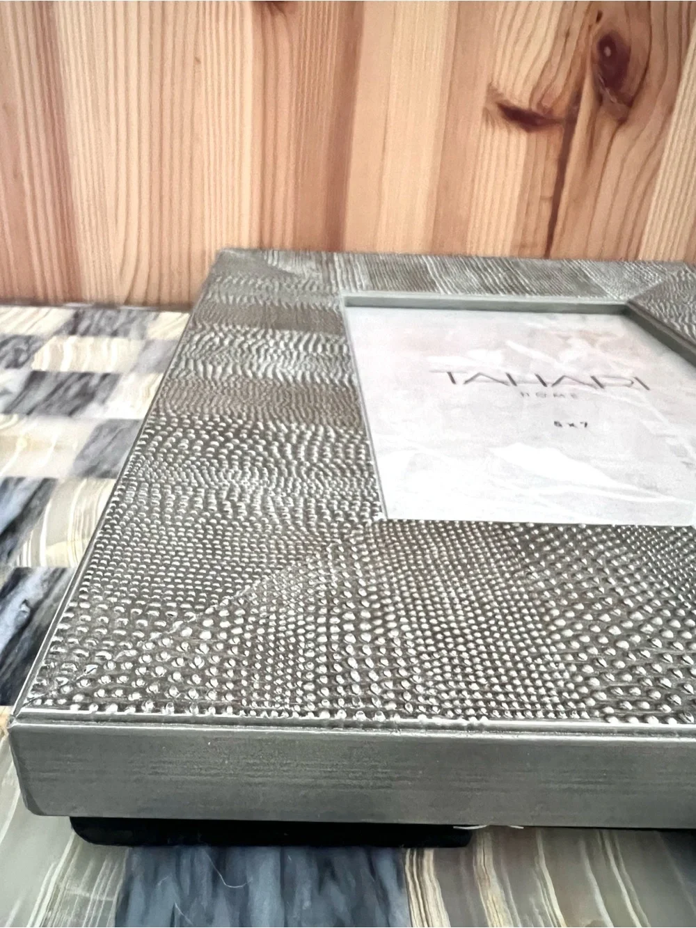 Tahari Home Silver Metal Picture Frame 5